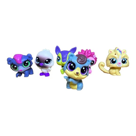Lot of 6 LPS Littlest Pet Shop Mini Figures 1" - 1.25" - Picture 2 of 7